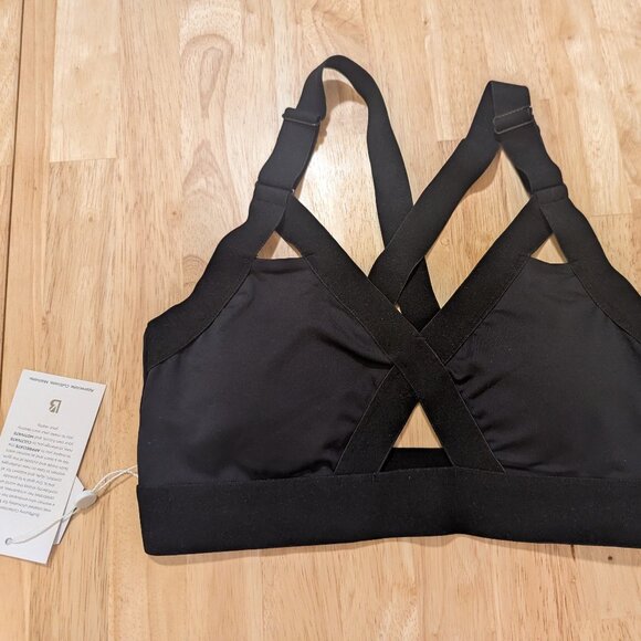 Buffbunny Heart Breaker Sports Bra - Onyx Black - S (NWT) - Picture 7 of 9